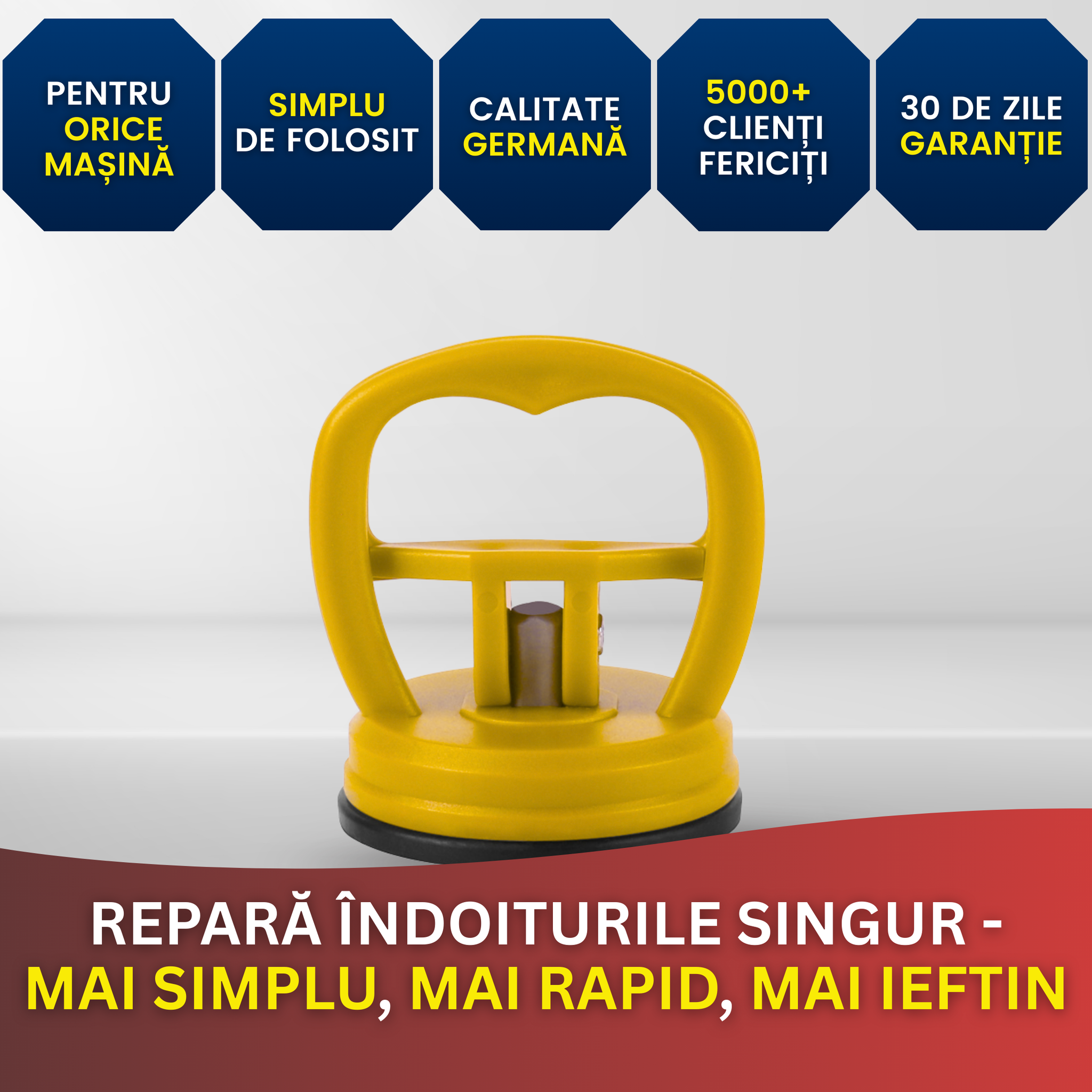 Ventuză îndreptare tablă